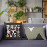 Coussin Lucky Boyfriend Meilleure amie Jamais Photo<br><div class="desc">Le cadeau parfait pour chaque petit ami ? Tout avec le visage de sa copine recouvert de plâtre ! Obtenez à votre petit ami ce drôle "Lucky d'avoir la meilleure petite amie jamais" jeter l'oreiller comme un cadeau le fera penser à vous quand vous n'êtes pas autour.</div>