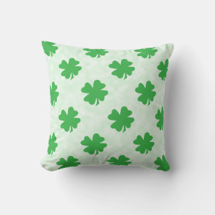 Coussin Lucky quatre feuilles de trèfle