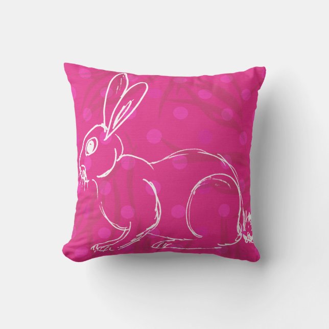 Coussin Lucky Rabbit (Recto)