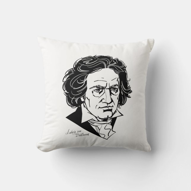 Coussin Ludwig van Beethoven (Recto)