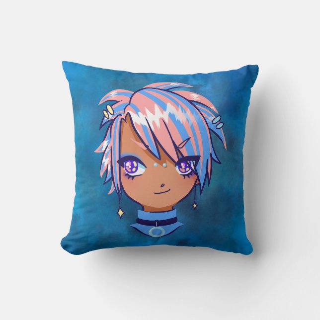 Coussin Lueur d'anime (Recto)
