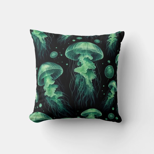 Coussin Lueur de méduse (Recto)