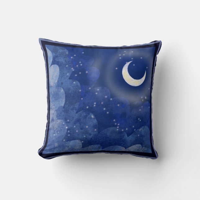 Coussin Lueur Mystique de la Lune (Recto)