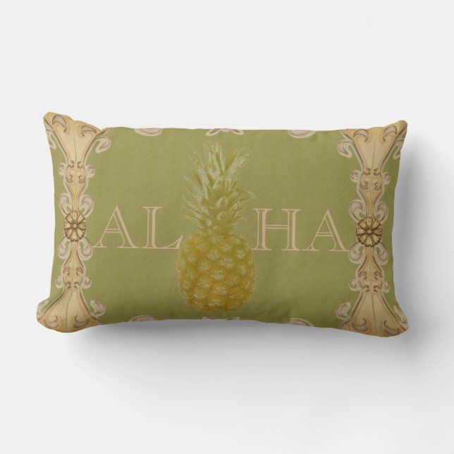 Coussin Lumbar à ananas (Recto)