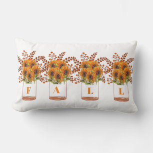 Coussin lumbar des tournesols d'automne