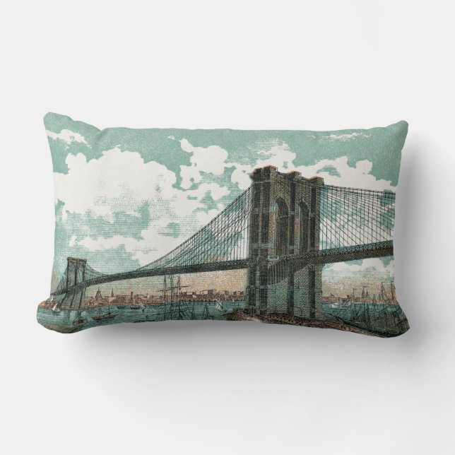 Coussin Lumbar du pont Brooklyn (Recto)