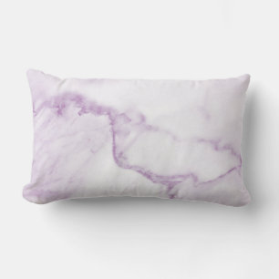 Coussin Lumbar en marbre violet
