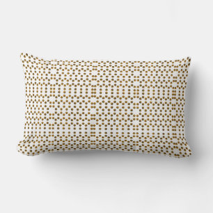 Coussin Lumbar Pois d'or