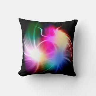 Coussin Lumière colorée Art abstrait