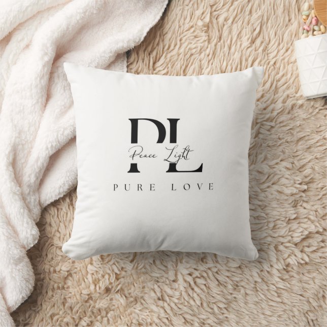 Coussin « Lumière de la paix – Logo Pure Amour » (Couverture)