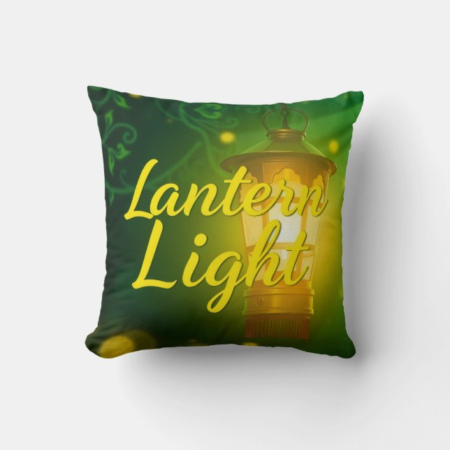Coussin Lumière de Lanterne Personnalisée (Recto)