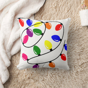 Coussin Lumières à carreaux