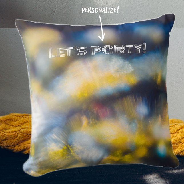 Coussin Lumières cosmiques dansantes (Créateur téléchargé)
