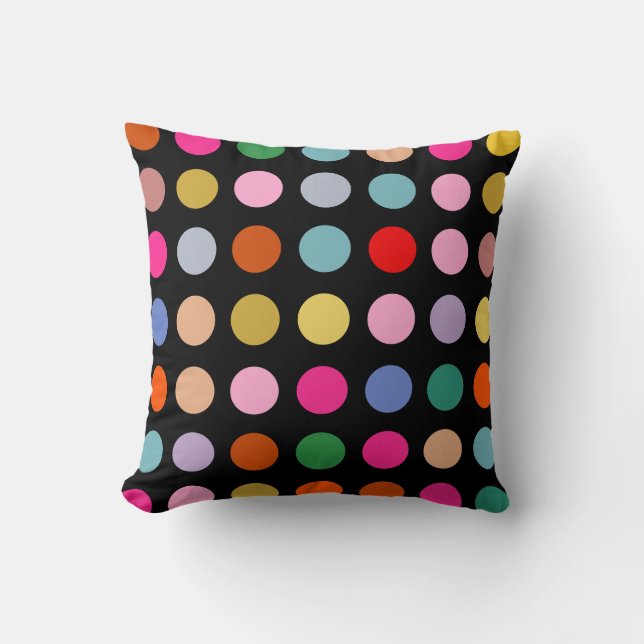 Coussin Lumières de disco (Recto)