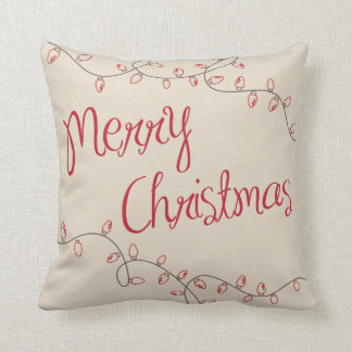 Coussin Lumières de Noël