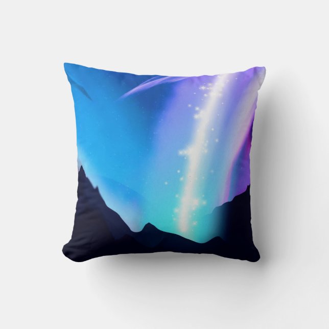 Coussin Lumières du Nord (Recto)