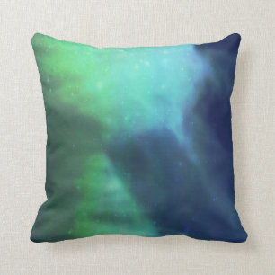 Coussin Lumières du nord/aurore Borealis