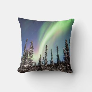 Coussin Lumières du Nord   Parc national de Denali