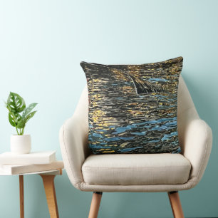Coussin Lumières du soir sur la mer
