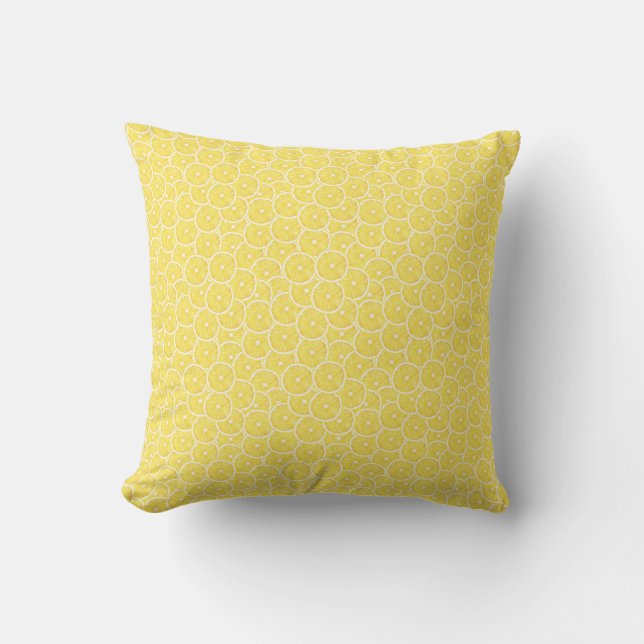 Coussin Luminaire de citron (Recto)