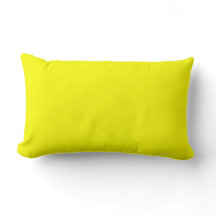 Coussin Luminaire jaune citron 13" x 21"