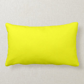 Coussin Luminaire jaune citron 13" x 21"