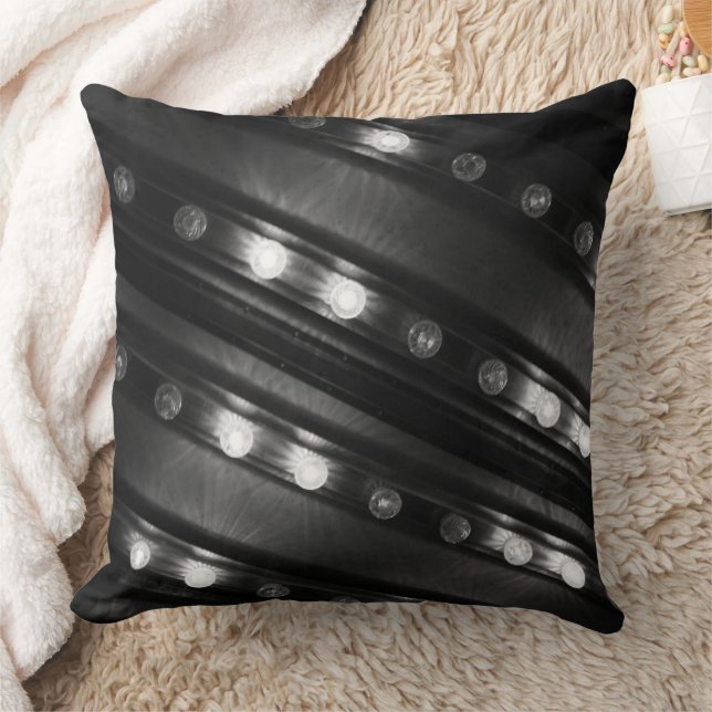 Coussin Luminaires noir et blanc (Couverture)