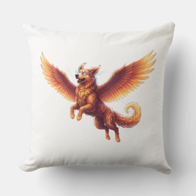Coussin Lumineux Chien d'Énergie – Décoration Lumi (Recto)