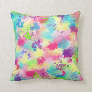 Coussin lumineux d'abrégé sur aquarelle