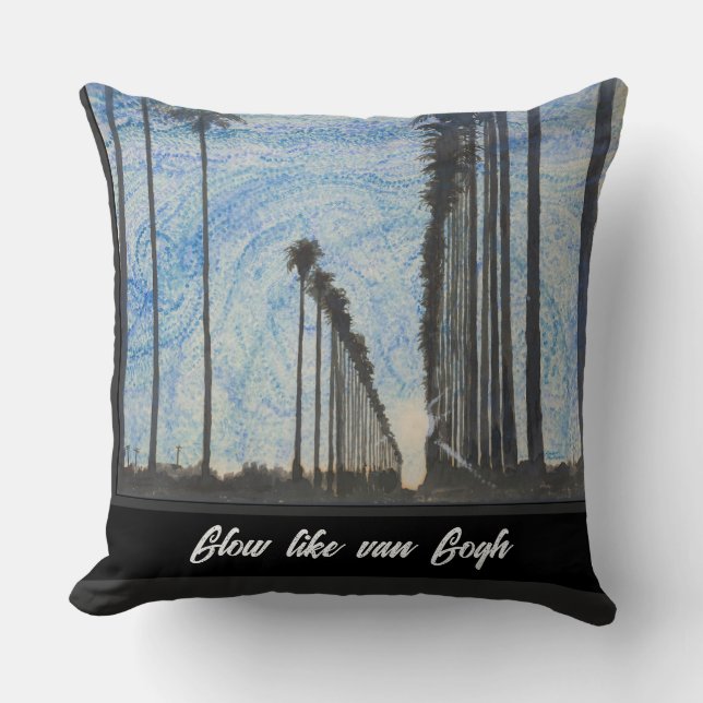 Coussin Luminosité comme van Gogh (Recto)