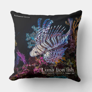 Coussin Luna lion fish, Pterois lunulata,