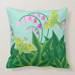 Coussin Lunas dans les lis - collection du jardin de