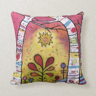 Coussin Lunatique, coloré, se penchant dans Starlight