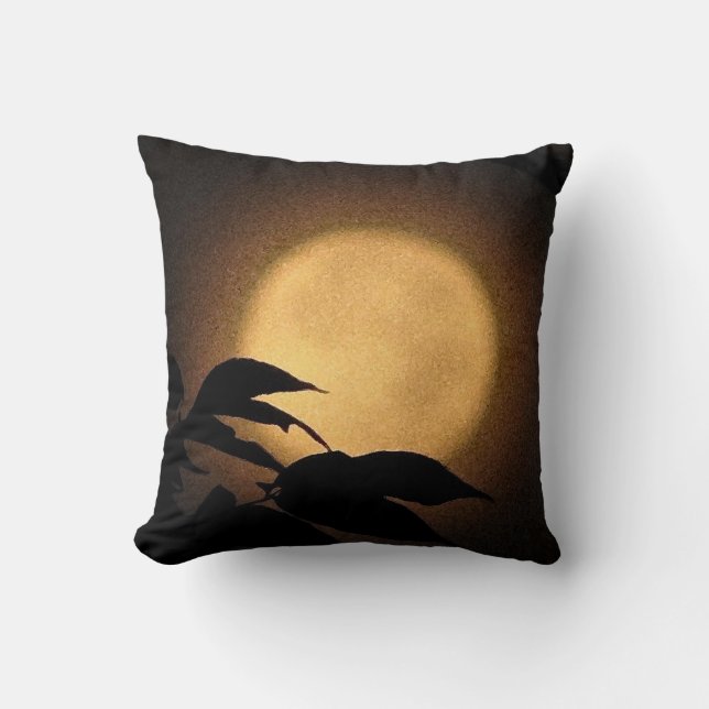 Coussin Lune d'automne (Recto)