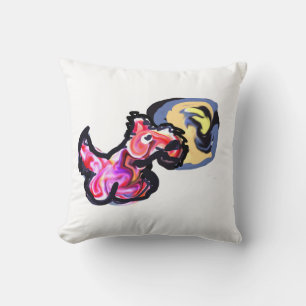 Coussin Lune de lumière de loup