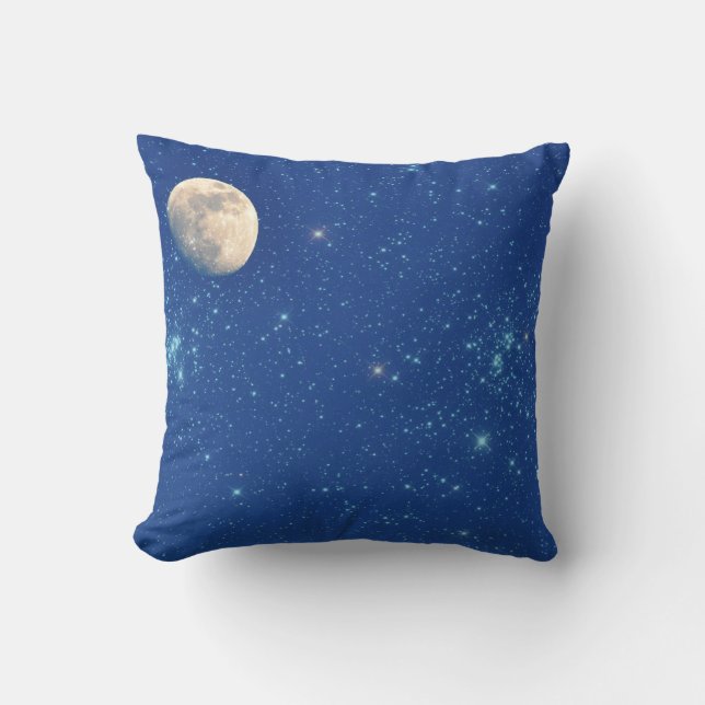 Coussin Lune et étoiles (Recto)