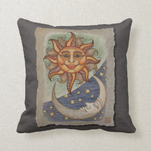 Coussin Lune et étoiles de Sun