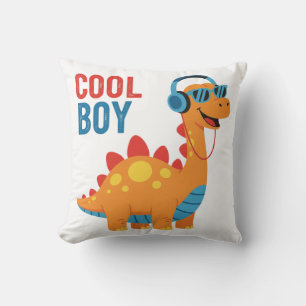 Coussin Lunettes de soleil casque dinosaure garçon cool