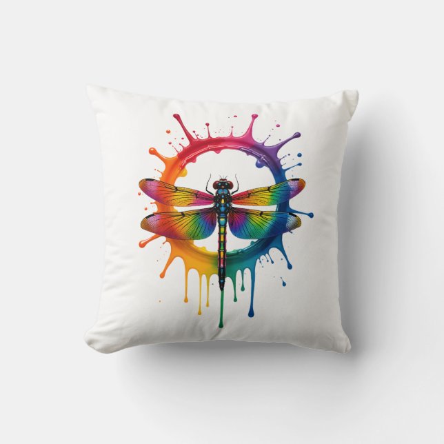 Coussin Lunettes de soleil Cool Graphic Tie Dye Libellule  (Recto)