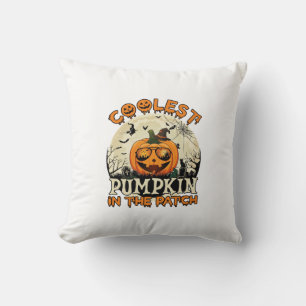Coussin Lunettes de soleil Coolest Pumpkin Patch Chapeau d