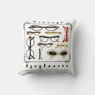 Coussin Lunettes vintages 01