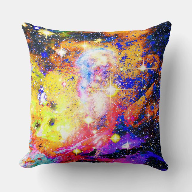 Coussin Lustrous Star Field (Recto)