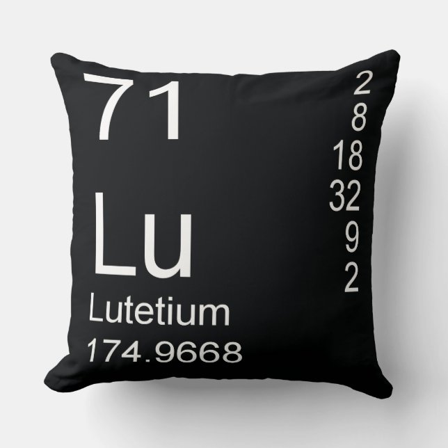 Coussin Lutetium (Recto)