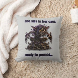 Coussin Lutin prêt à bondir