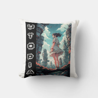 Coussin L'Utopie Anime Dans Le Futur Design