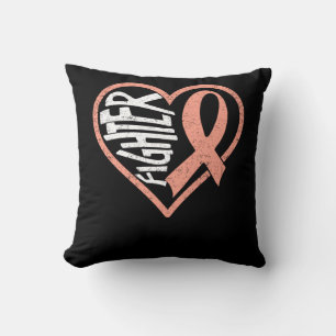 Coussin Lutte contre le cancer de l'estomac Peach Cancer d