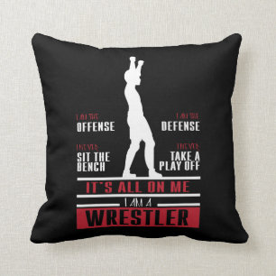 Coussin Lutteur luttant le cadeau mignon pour le lutteur