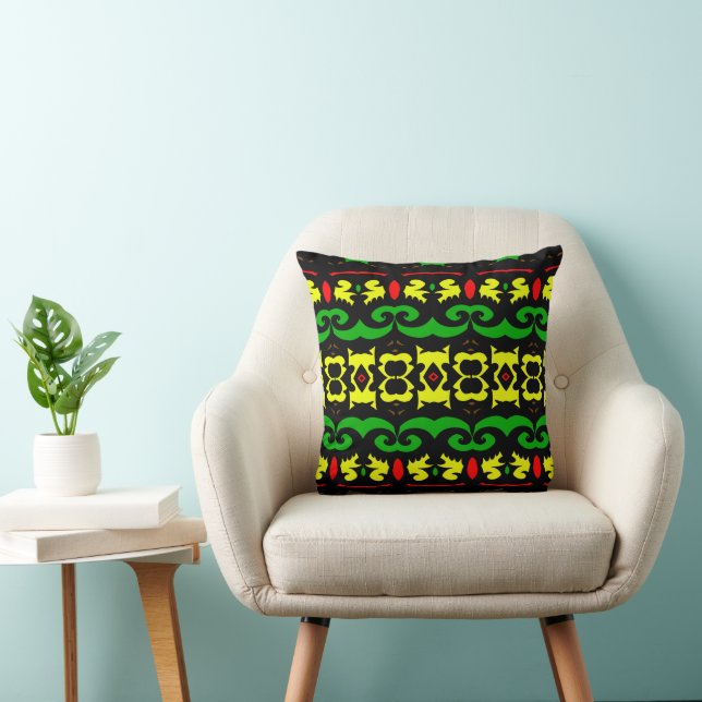Coussin Luxe et Élégant Africain (Chaise)