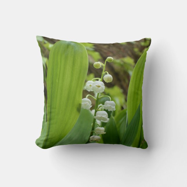 Coussin Lys de la vallée Throw Cushion (Recto)