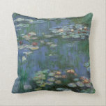 Coussin Lys d'eau Monet vintages<br><div class="desc">Monet Water Lilies</div>